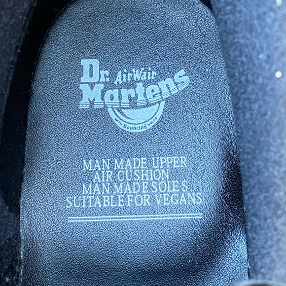 NEW Dr. Martens Black Leather Lace Up Boots Size 7 - Picture 9 of 9